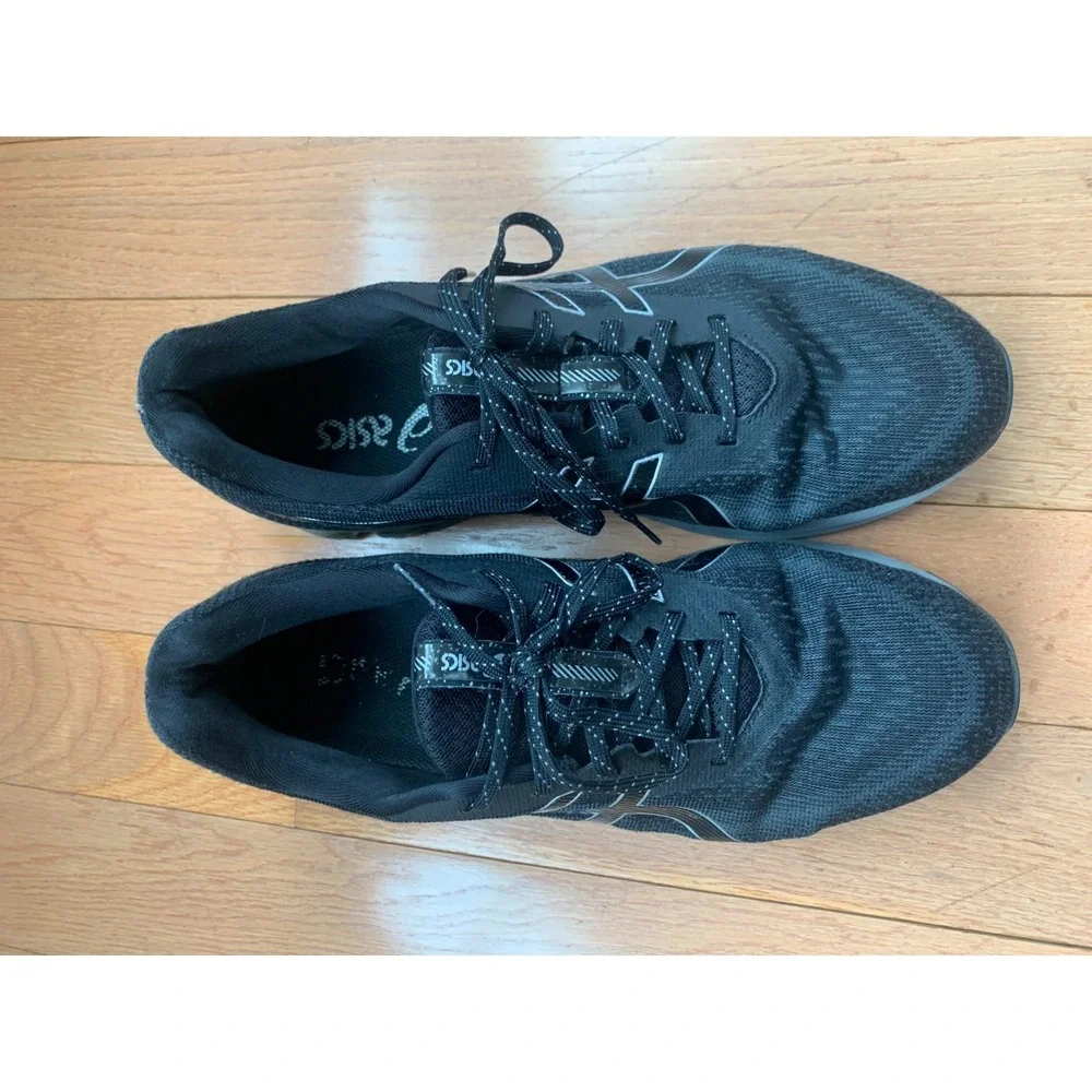 ASICS Gel Running Shoes Mens Size 11‎ Gray Black Athletic FlyteFoam 1201A631